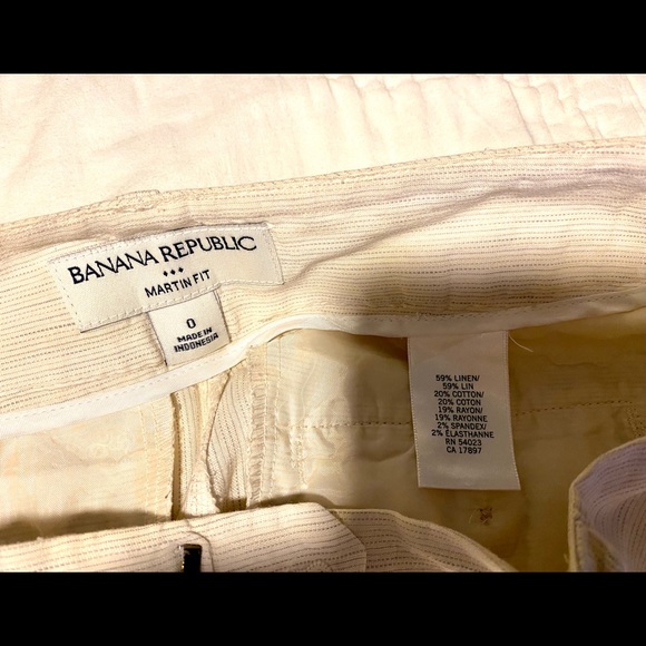 Banana Republic Martin Fit Pinstripe Pants - Picture 3 of 6